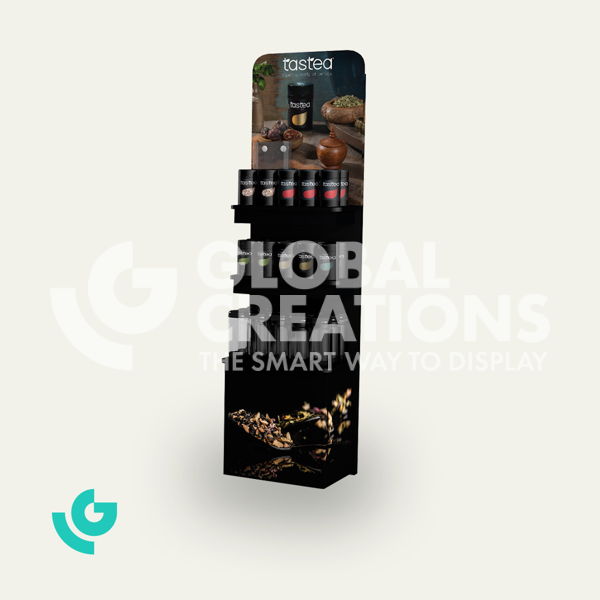 Honeycomb cardboard floor displays - drinks (0384)