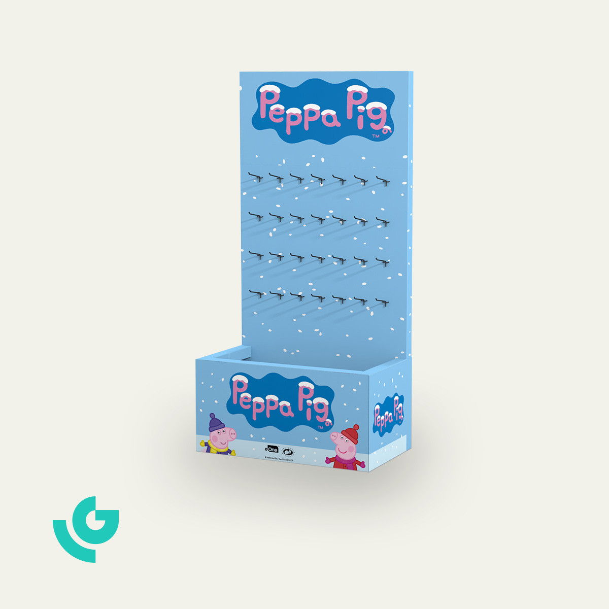 Displays de sol en carton - jouets (0305)
